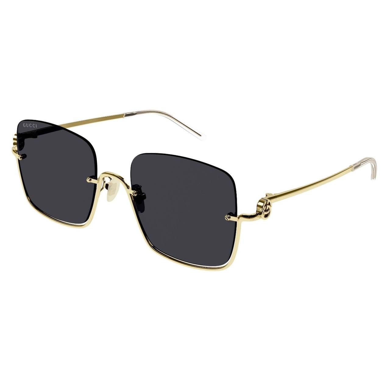 Gucci half frame square sunglasses