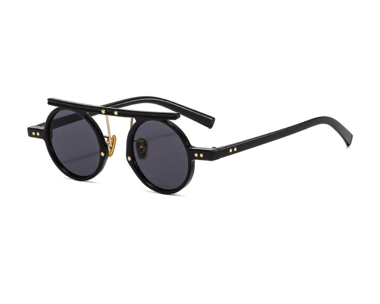 round, tortoise-shell, double-bridge