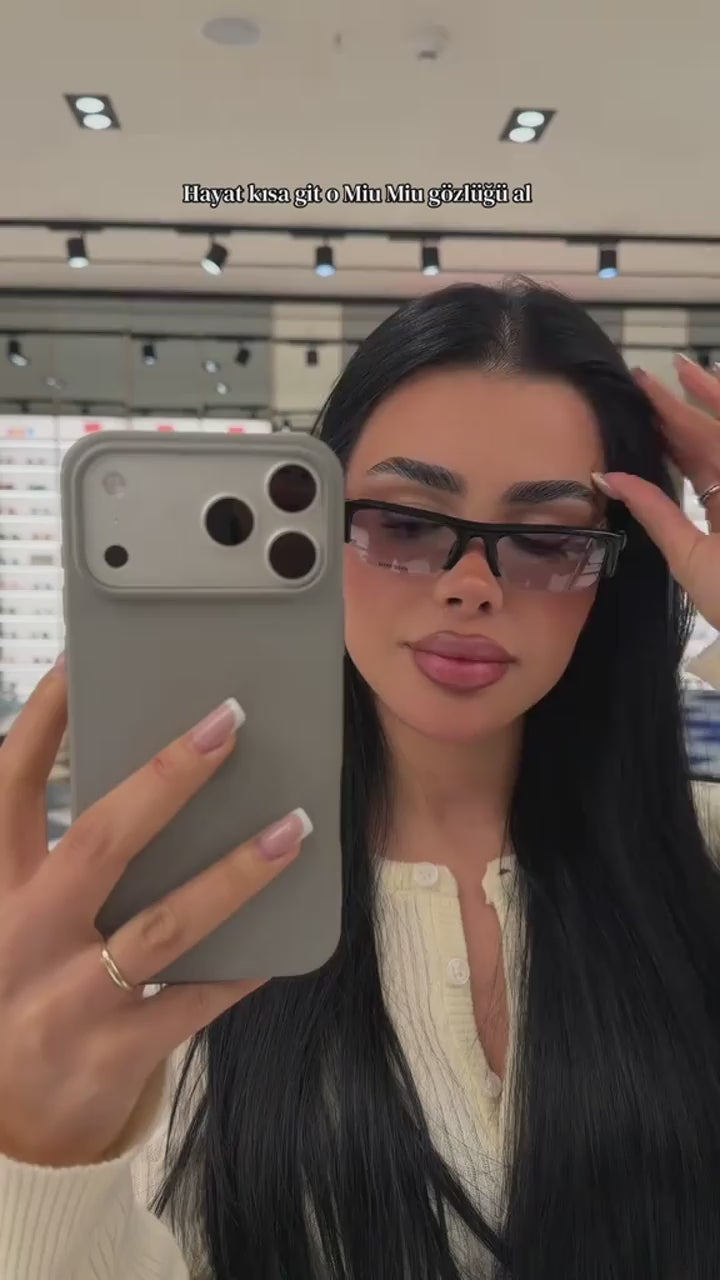 Miu miu half frame